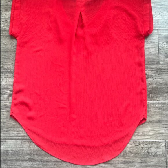 Simply Vera Vera Wang Red Blouse Size M - Picture 3 of 9